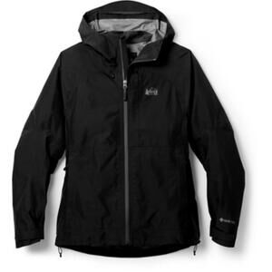 NWT REI Co-op XeroDry GTX Black Rain Jacket Women's Plus 2X Ret. 179